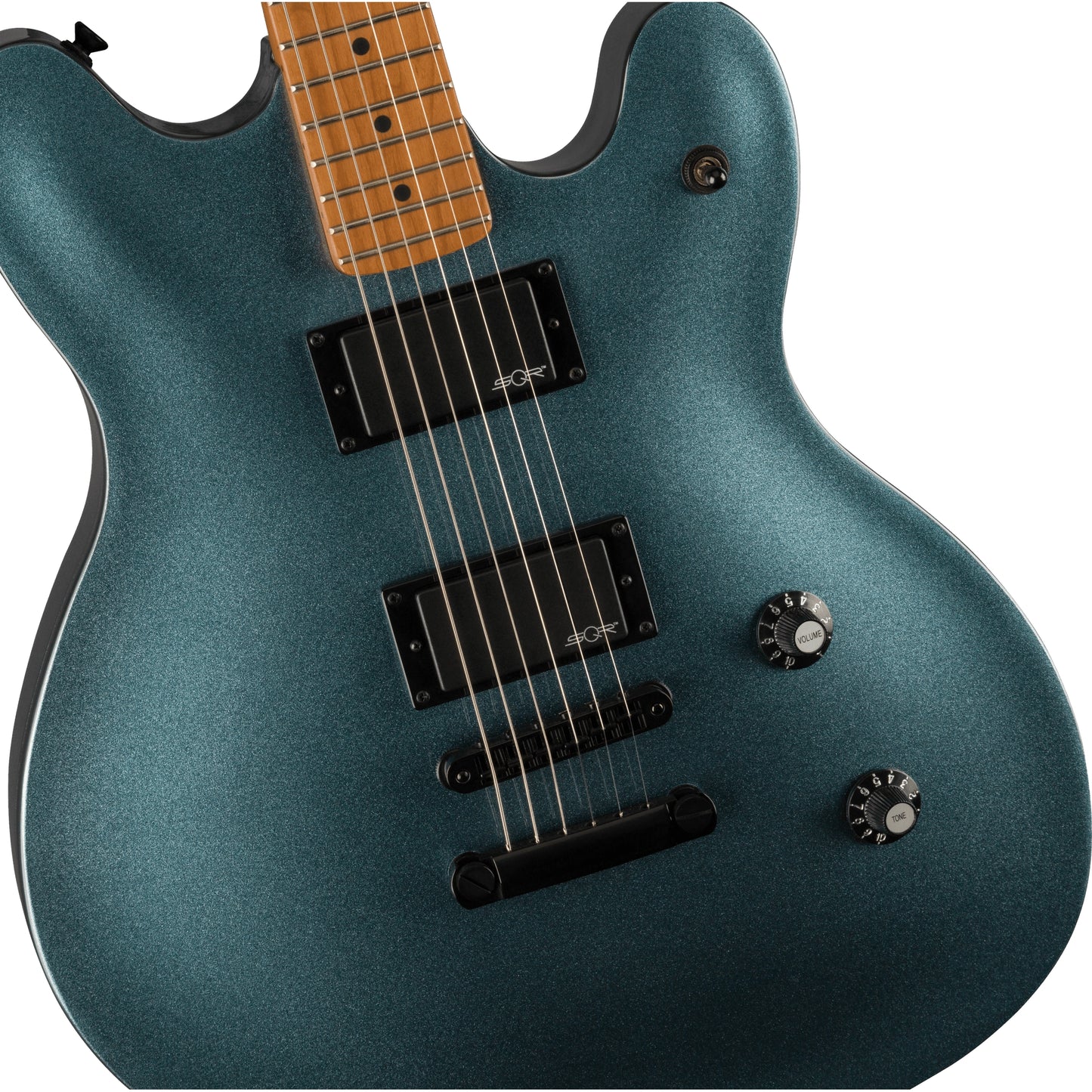 Squier Contemporary Active Starcaster, Gunmetal Metallic