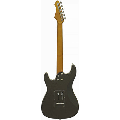 Aria 714-DG Fullerton Tribute Collection Electric Guitar in Black Pickups: 2 x Single Coil/1 x Humbucking