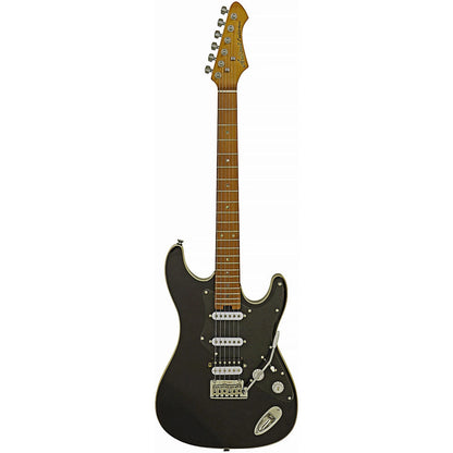 Aria 714-DG Fullerton Tribute Collection Electric Guitar in Black Pickups: 2 x Single Coil/1 x Humbucking