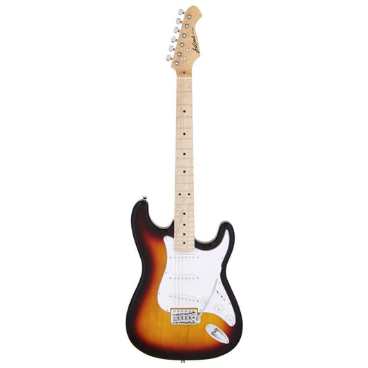 Aria STG-003M Series Electric Guitar in 3-Tone Sunburst Pickups: 3 x Single Coil