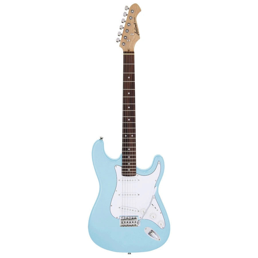 Aria STG-003 Series Electric Guitar in Sonic Blue Pickups: 3 x Single Coil