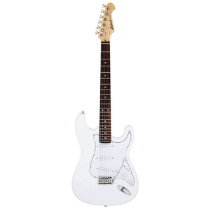 Aria STG-003 Series Electric Guitar in White Pickups: 3 x Single Coil
