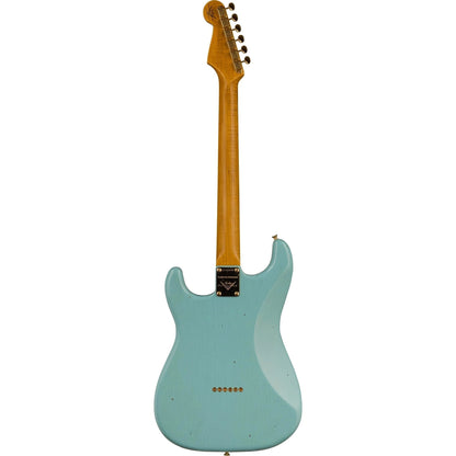 Fender Ltd Ed. '59 Hardtail Strat® - Journeyman Relic® w/ Gold Closet Classic Hardware, Faded Aged Daphne Blue