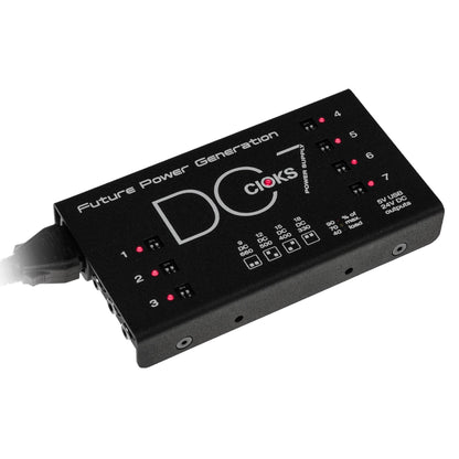 Cioks DC7 - 7 outlets in 7 isolated DC, 5v USB and 24V DC Aux Out with 2A max