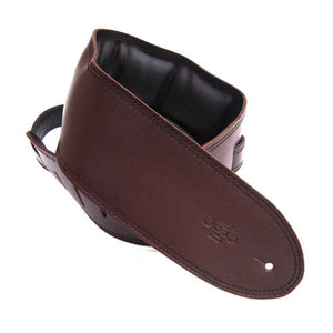 DSL 3.5" Padded Garment Saddle Brown/Black GEG35-17-1 Strap