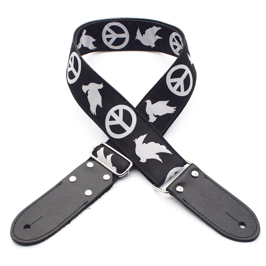 DSL Jacquard Weaving PEACE-BLACK JAC20-PEACE-BLACK