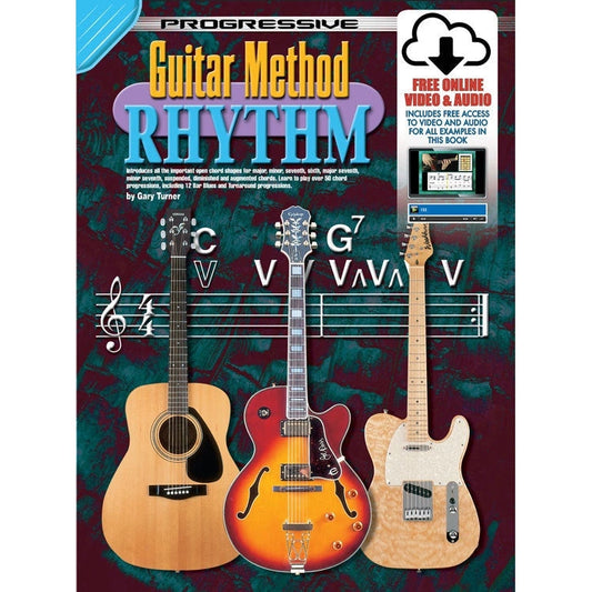 Progressive Guitar Method Rhythm Book/Online Video & Audio Learn It, Live It, Love It