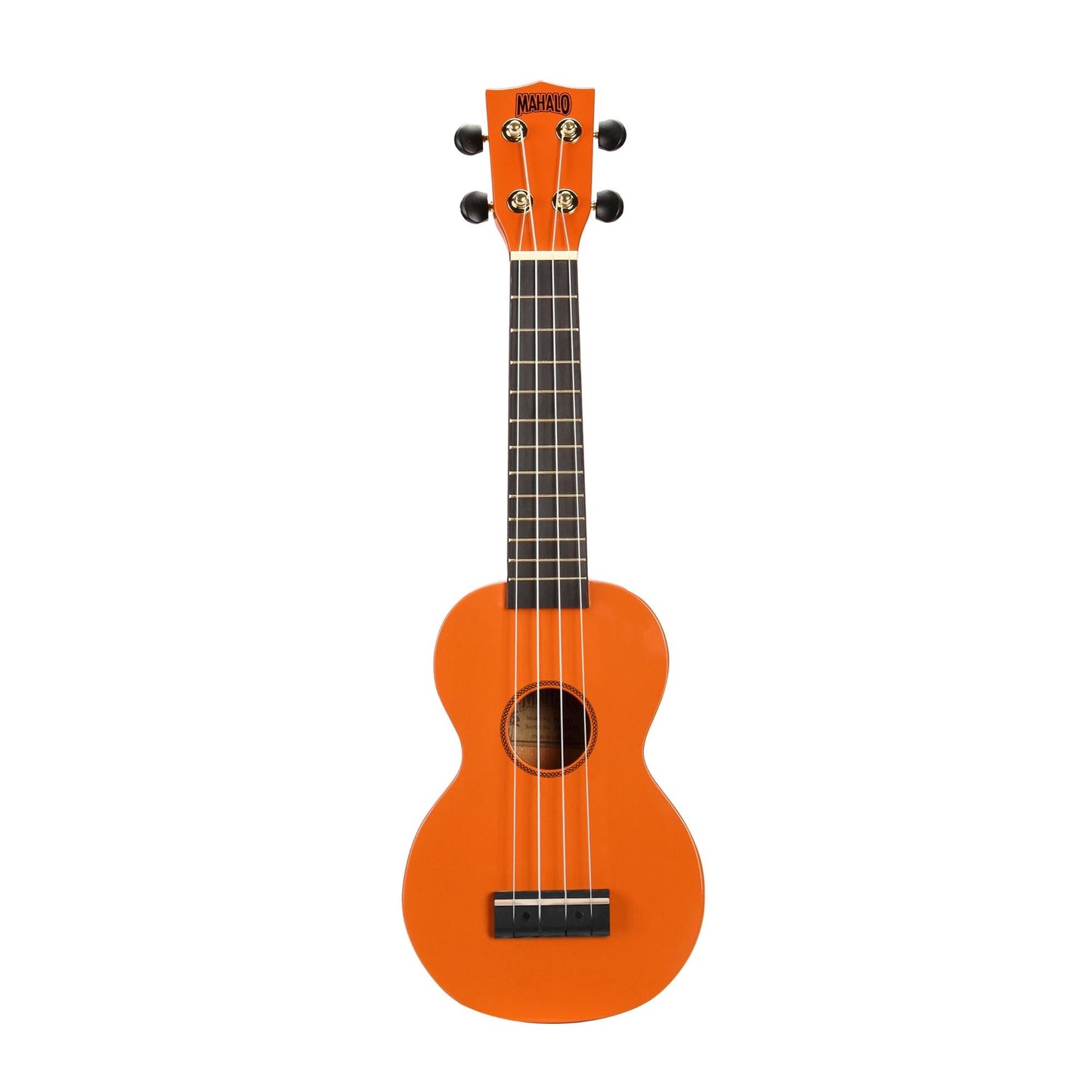 Mahalo MR1 Rainbow Series Soprano Ukulele, Orange