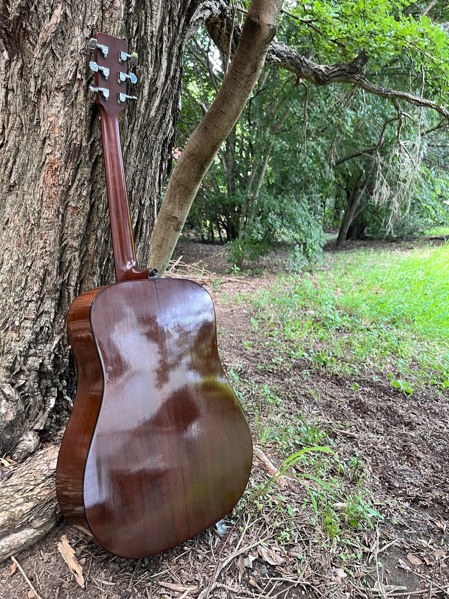 Martin 1980 D18 with Martin Gold Plus pickup in Hard case.