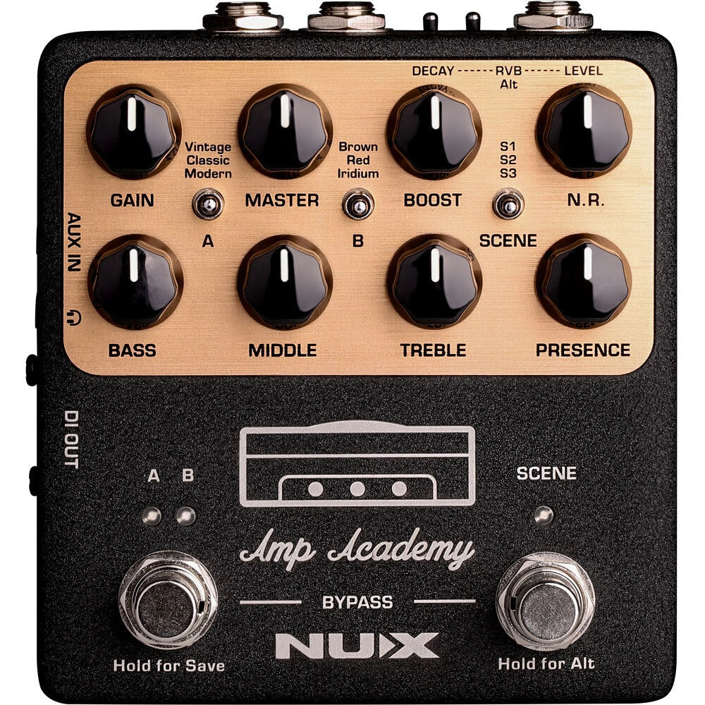 NU-X Verdugo Series Amp Academy Amplifier Modeling Pedal World Class Stomp Box Amp Modeler