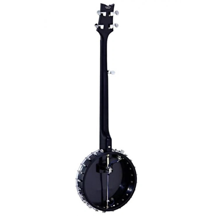 Ortega ORT-OBJE250OP-SBK, ORTEGA 5-STRING BANJO, ELECTRIC PICKUP, OPEN BACK, RAVEN SERIES