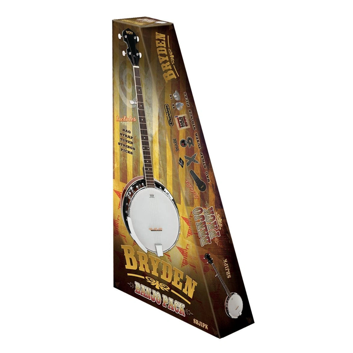 Bryden SBJ1PK 5-String Banjo Pack