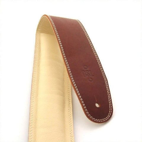 DSL 2.5" Padded Garment Maroon/Beige GEG25-16-3 Strap