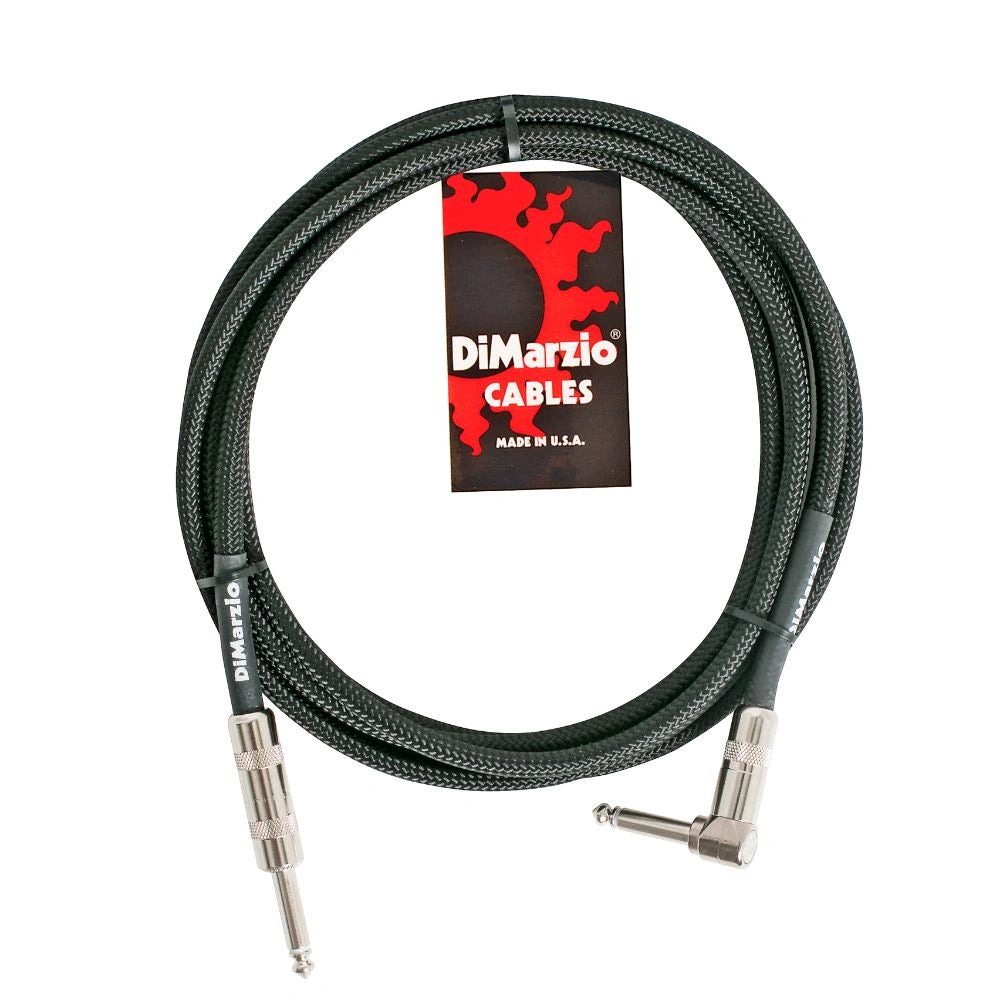 DiMarzio Braided Guitar Cable, Straight/Angle