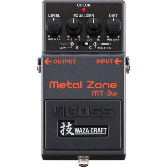 BOSS MT-2W Waza Craft Metal Zone Pedal