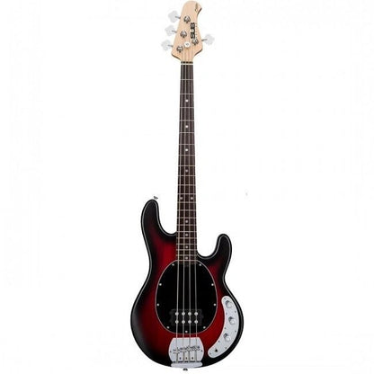 Ernie Ball Sterling by Musicman Stringray Ray4 Bass, Red Ruby Burst